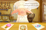 Cooking with Chef Piglet